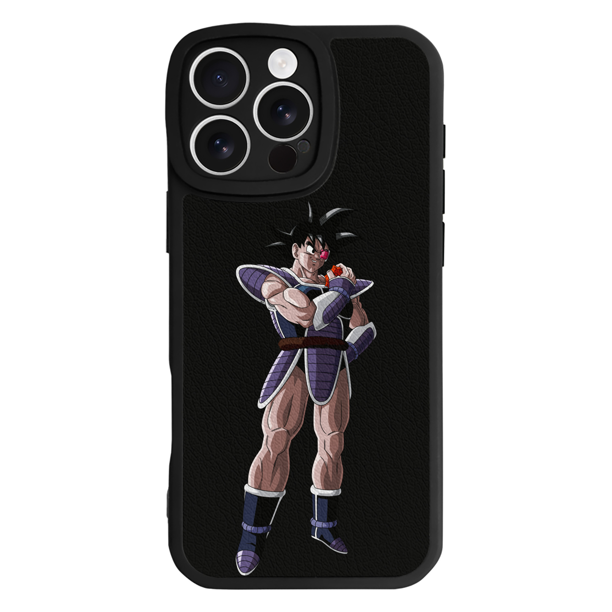（画像用） ドラゴンボール 孫悟空（そん ごくう）Son Goku カカロット DRAGON BALL Kakarotto 【iPhone 16シリーズ対応】シリコンスマホケース（レザー調） 材質：シリコン